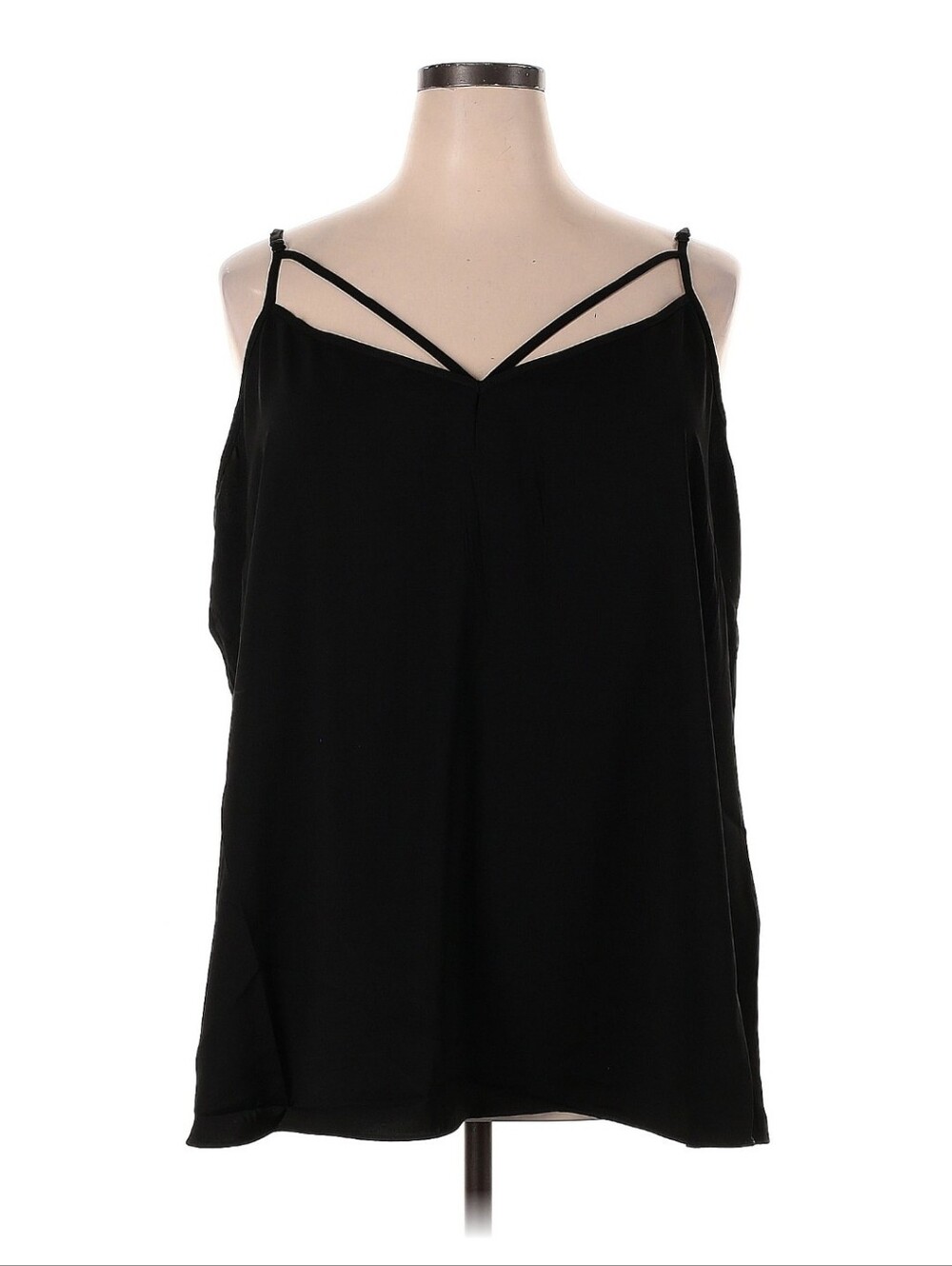 City Chic Black Double-Strap Cami 🖤